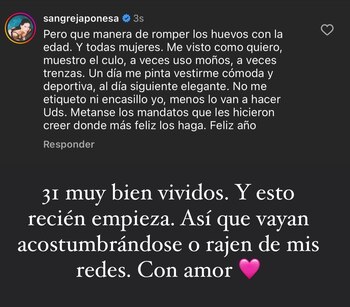 La China Suárez volvió a