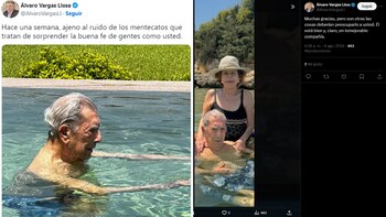 Mario Vargas Llosa y Patricia