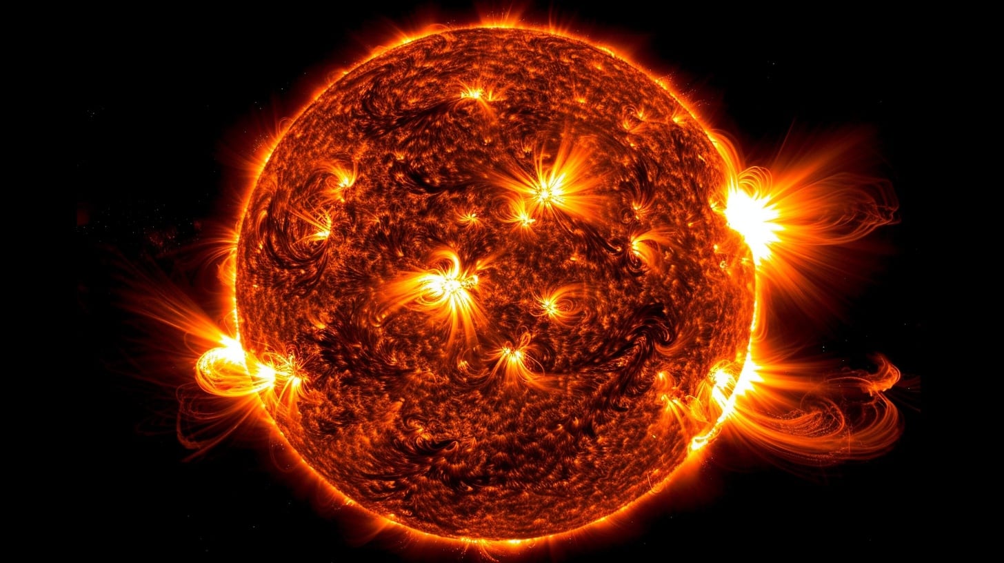 Imagen del Sol captada por la sonda Solar Orbiter durante el monitoreo de una región activa