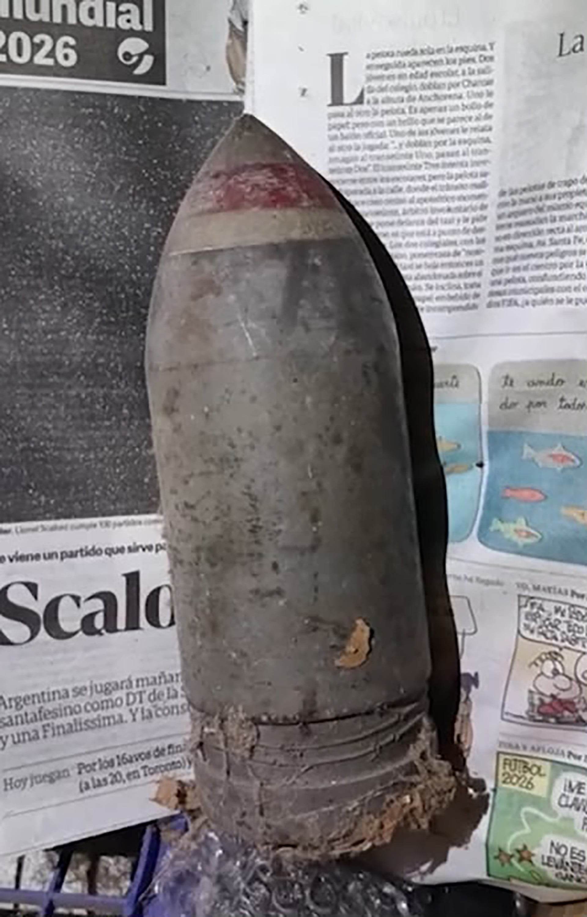 La Policía encontró municiones antiguas