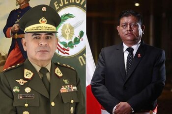 A la izquierda, el ex