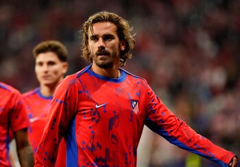 El delantero del Atlético de