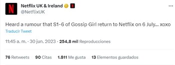 Así se comunicó el retorno