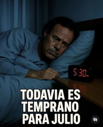 Julio Iglesias, lejos de ofenderse,