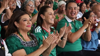 Así celebró Claudia Sheinbaum el primer gol de la Selección Mexicana en la inauguración del Mundial 2026