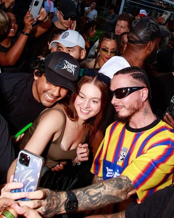 El artista usó una prenda