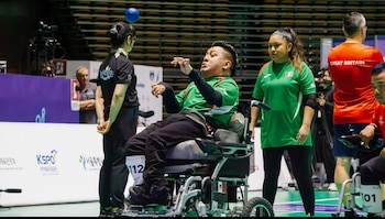 Uno de los principales exponentes del deporte paralímpico mexicano consiguió la primera medalla para México en la historia de un Campeonato Mundial de esta disciplina. (CONADE)