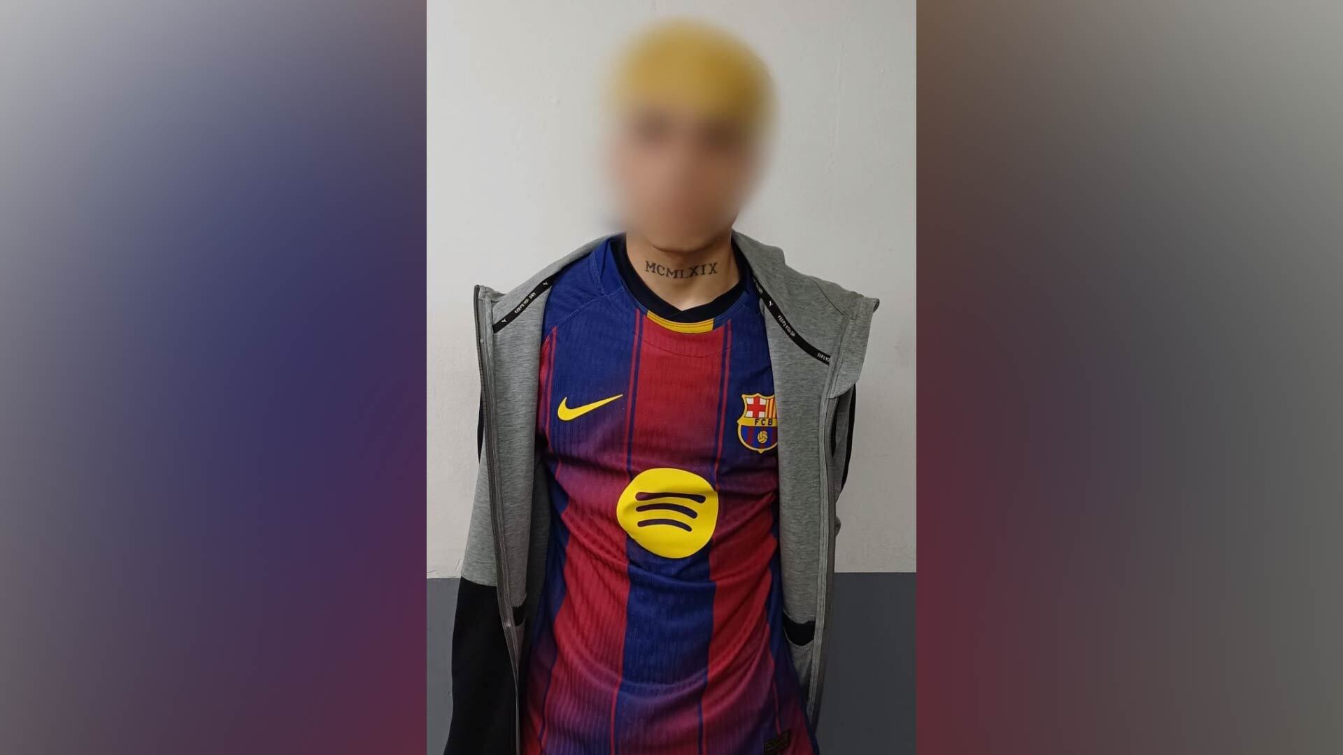 El sospechoso detenido