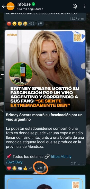 El ícono se encuentra solo