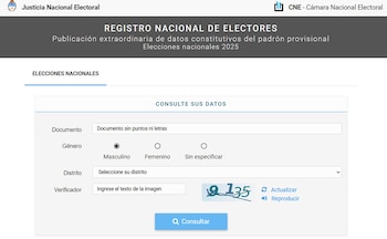 Ya está disponible el padrón