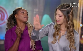 Caterine Ibargüen y su forma de trabajar en equipo con Dominica Duque en 'MasterChef Celebrity': “Me frustré porque ella no seguía mi idea inicial” - Infobae