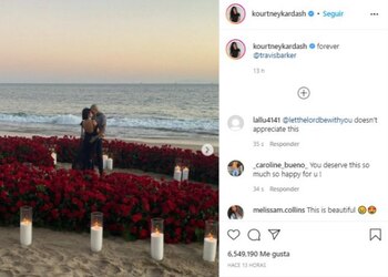 Kourtney Kardashian, hizo oficial