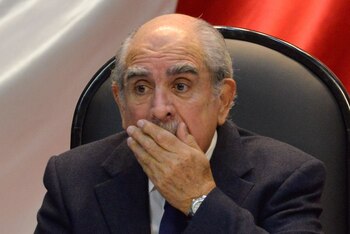 CIUDAD DE MÉXICO, 23NOVIEMBRE2021.- Pablo Gómez, acudió a la comisión de Hacienda y Crédito Público de la Cámara de Diputados en donde se someterá a discusión su ratificación como titular de la Unidad de Inteligencia Financiera.
FOTO: MARIO JASSO/CUARTOSCURO.COM