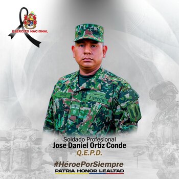 El soldado profesional José Daniel