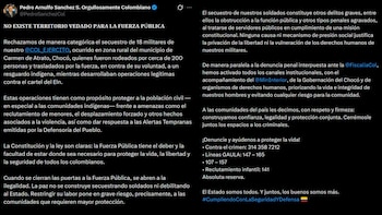 MinDefensa confirmó que ya se