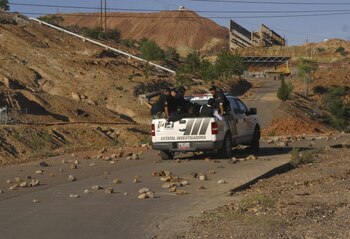 El operativo en la colonia