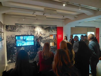 visita de los jueces al Museo del Holocausto