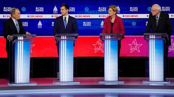 Mike Bloomberg, Pete Buttigieg, Elizabeth