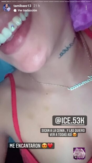 Tamara Báez se sumó a