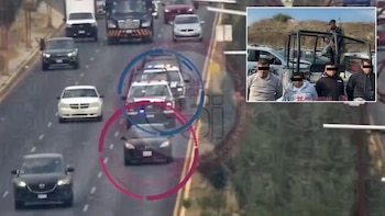 Cámaras de seguridad captaron persecución