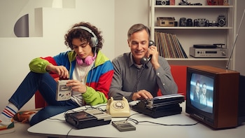 Padres y jóvenes de Estados Unidos vuelven a la tecnología retro como respuesta a la saturación digital