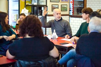 Martín Lousteau, candidato a jefe