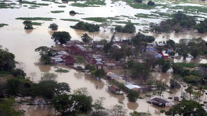 Desastre natural en La Mojana: ahora se inundó por creciente del río Cauca luego de haberse llevado lo peor de la sequía 