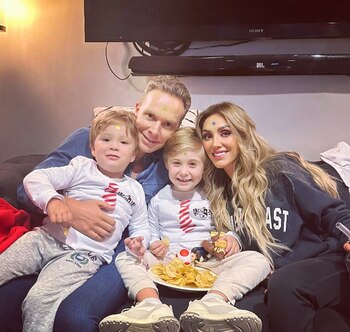 Actualmente tienen dos hijos: Manuel