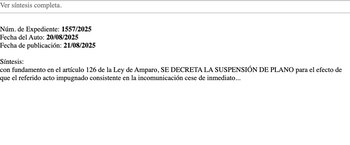 Conceden amparo a Chávez Jr