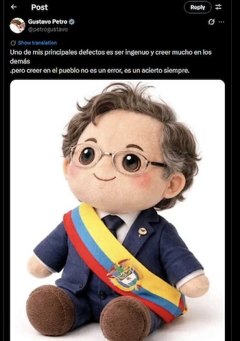 Gustavo Petro hizo un curioso