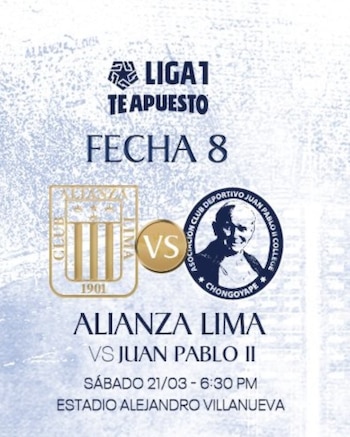 Alianza Lima vs Juan Pablo