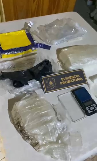 Los envoltorios de los panes de cocaína