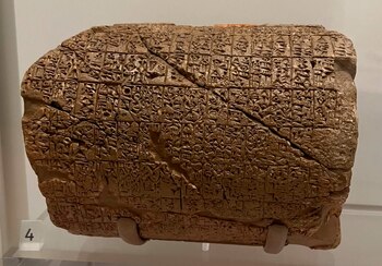 El Cilindro de Barton, excavado