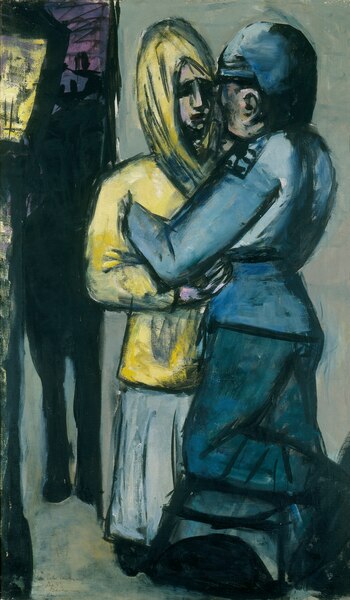 Max Beckmann pintó "Despedida" en