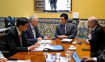 11/08/2026 El ministro de Exteriores de Perú, Carlos Espá, durante su reunión con el embajador de Rusia en el país andino, Alekséi Ushakov
POLITICA SUDAMÉRICA PERÚ
MINISTERIO DE EXTERIORES DE PERÚ EN X