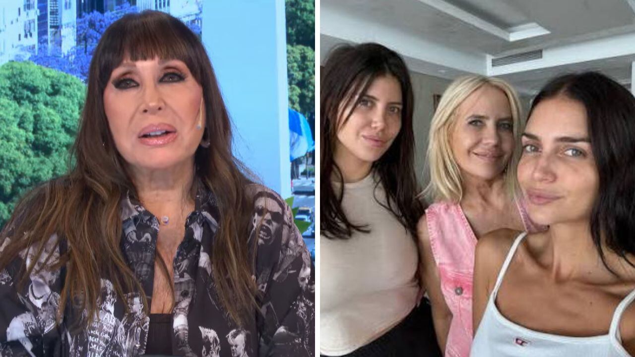 Moria Casán cuestiona a la madre de las Nara sobre la imagen de sus hijas