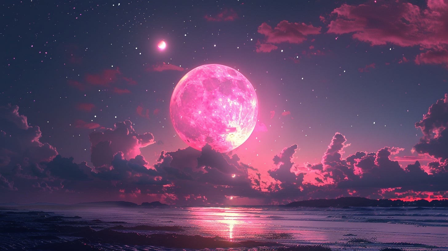 ¿A qué hora y en qué lugares podrá observarse la Luna Rosa en abril 2026? (Imagen Ilustrativa Infobae)