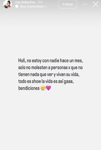 'Patito' aseguró que ella y