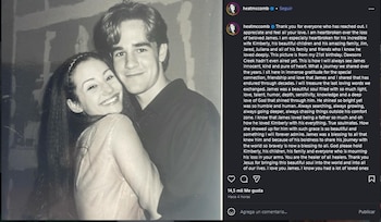 Heather McComb despidó a James