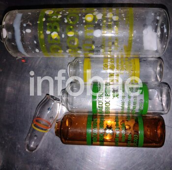 Parte de las drogas encontradas