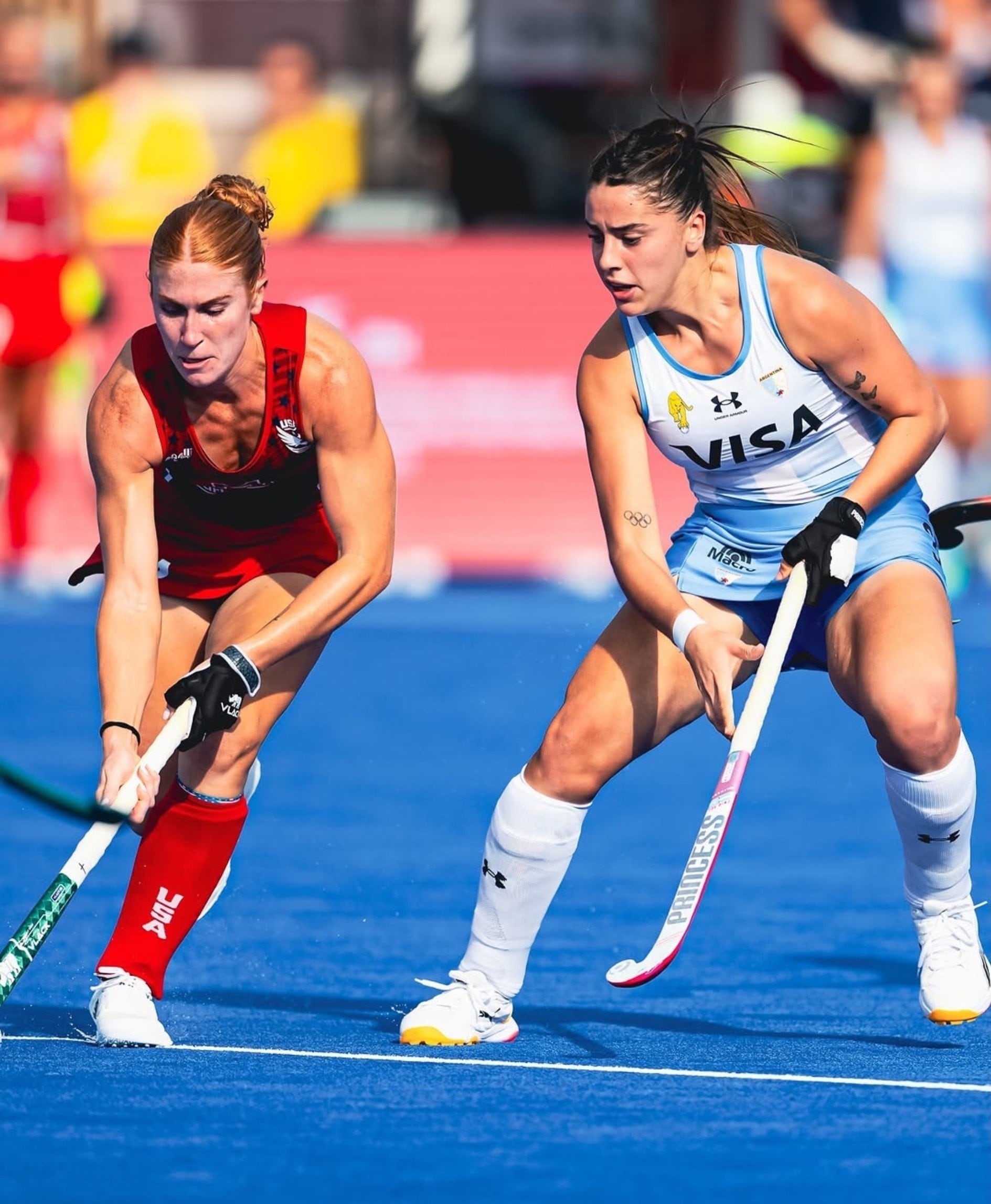 Las Leonas no pudieron ganar en su debut ante Estados Unidos
