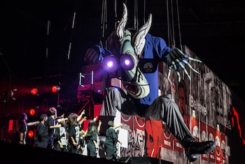 Roger Waters y The Wall Live en el estadio Wembley, en Londres (Shutterstock)