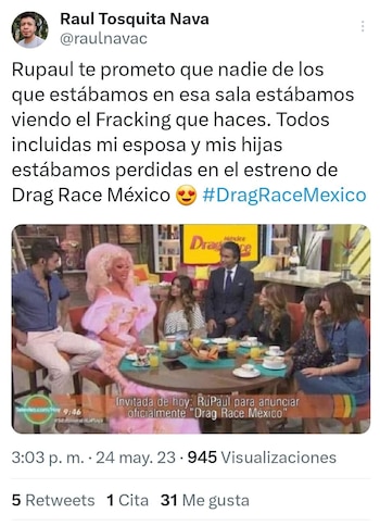 Drag Race México memes (captura