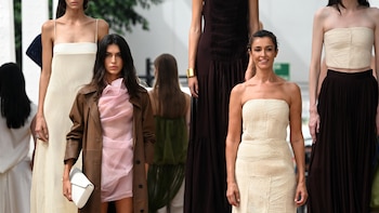 Blanca Romero, mano a mano con su hija Lucía Rivera para volver a desfilar a los 50 años en la Mercedes-Benz Fashion Week de Madrid