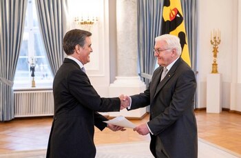 Embajador Fernando Brun durante la