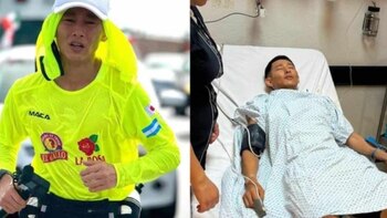 El corredor afortunadamente ya fue