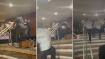 Se arma trifulca en asamblea del partido Somos en Chiapas: se disputan la dirigencia estatal