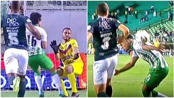 El partido entre Deportivo Cali