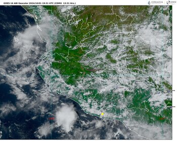 Imagen 2: GOES-16 ABI, GEOCOLOR
