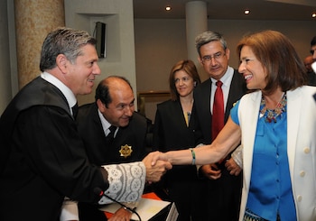 El magistrado Eduardo de Porres,